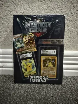 (7) 2025 Pokemon Mystery Gems Box - 1 CGC Graded Card & 1 Booster Pack - IN HAND - Image 5