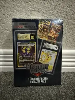 (7) 2025 Pokemon Mystery Gems Box - 1 CGC Graded Card & 1 Booster Pack - IN HAND - Image 6