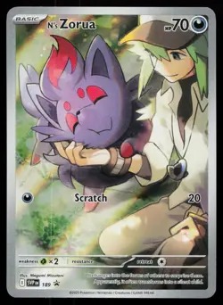N's Zorua 189 Promo SV: Scarlet & Violet Promo Cards Pokémon Card - Image 3