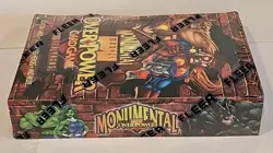 Marvel OverPower Monumental Card Game - Sealed Booster Box - Fleer Rare!  - Image 3