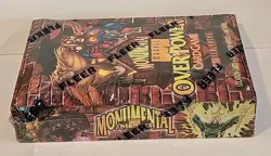 Marvel OverPower Monumental Card Game - Sealed Booster Box - Fleer Rare!  - Image 4