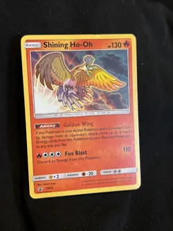 Shining Ho-Oh SM70 Holo Card Sword & Shield Promo Pokemon Tcg - Image 1