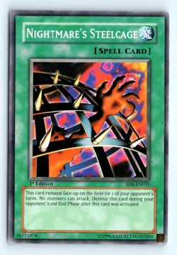 Yu-Gi-Oh Nightmare's Steelcage #SDWS-EN022 Warriors' Strike tcg LP - Image 3