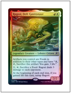1x Ragost, Deft Gastronaut, Foil, Edge of Eternities, MTG NM - Image 1
