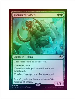 1x Frenzied Baloth, Foil, Edge of Eternities, MTG NM - Image 1