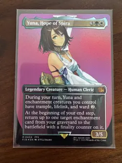 Yuna, Hope of Spira (Borderless Foil) (0404) Final Fantasy MTG - Image 1