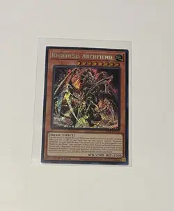 Yu-Gi-Oh! Regenesis Archfiend #ALIN-EN016 Secret Rare 1st Edition (NM) - Image 1