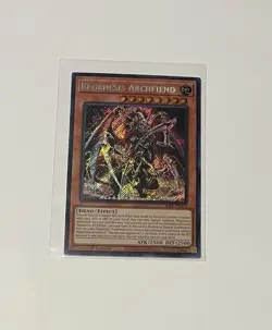 Yu-Gi-Oh! Regenesis Archfiend #ALIN-EN016 Secret Rare 1st Edition (NM) - Image 3