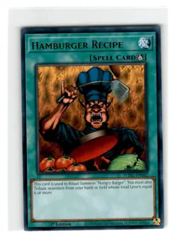 Yu-Gi-Oh! Hamburger Recipe Rare WISU-EN042 Lightly Played 1st Edition - Image 3