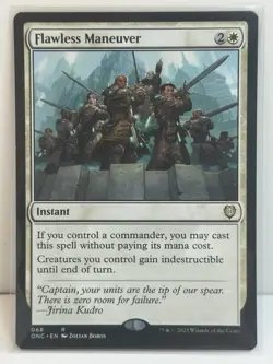 MTG Flawless Maneuver  - Phyrexia: All Will Be One Commander #068 - Image 1
