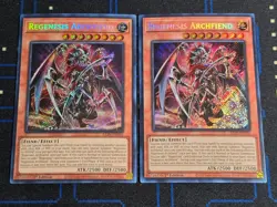 Yu-Gi-Oh! NM Near Mint Regenesis Archfiend [ALIN-EN016] Secret Rare, 1st Edition - Image 1