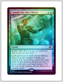 1x Consult the Star Charts, Foil, Edge of Eternities, MTG NM - Image 1