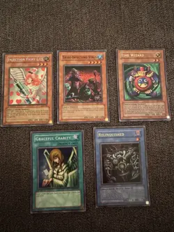 Yu-Gi-Oh! TCG Injection Fairy Lily LOD-100 Secret Rare 1st Edition Lot NM!! - Image 8