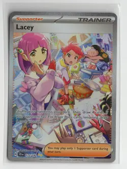 Pokemon Lacey 172/142 Stellar Crown Special Illustration Rare Holo NM - Image 1