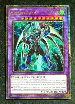[Quarter Century Secret Rare] YuGiOh - Armed Neos - NM/M - BLMR-EN002 - 1st Ed - Image 1