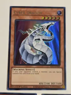 Cyber Dragon BLC1-EN020 x3 Ultra Rare (Silver) Yugioh Cards 1st Edition Mint Set - Image 2