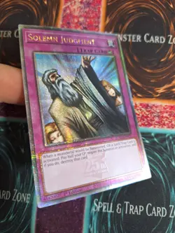 Yu-Gi-Oh! Solemn Judgment RA02-EN032 Quarter Century Secret Rare 1st Edition NM - Image 6