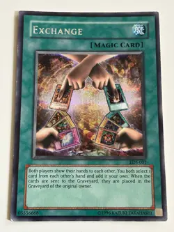 Exchange - EDS-001 - YuGiOh! The Eternal Duelist Soul - Secret Rare - MP - Image 3
