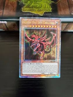 Yugioh - Slifer the Sky Dragon - Quarter Century Rare - RA04-EN117 - Image 1
