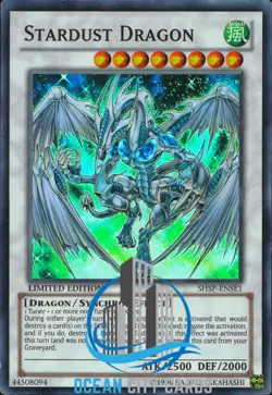 Yugioh Stardust Dragon SHSP-ENSE1 Super Rare - Image 3
