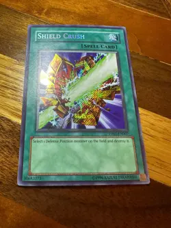 Shield Crush PP01-EN007 Unlimited Edition Secret Rare LP + BONUS - Image 3