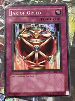 Jar of Greed LON-047 Labyrinth of Nightmare Unlimited Edition Super Rare HP - Image 1