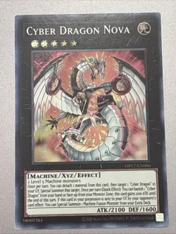 Cyber Dragon Nova OP17-EN006 OTS Tournament Pack 17 Unlimited Super Rare LP - Image 1