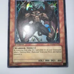 Destiny HERO - Malicious DP05-EN011 | 1st Edition Ultra Rare LP Yu-Gi-Oh! - Image 4