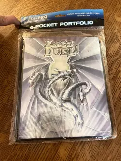 Yugioh Let’s Duel Blue Diamond Dragon UltraPro Card Binder Four Pocket for Cards - Image 5
