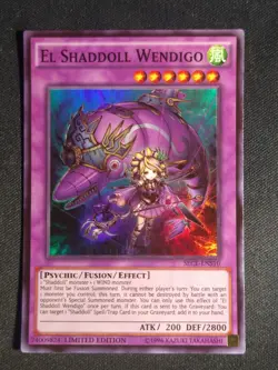 Yu-Gi-Oh! El Shaddoll Wendigo SECE-ENS10 Limited Edition Super Rare NM - Image 1