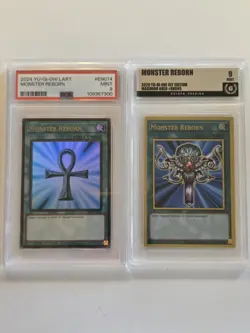Monster Reborn LART-EN074 PSA 9 MINT Limited Edition Alt Art Yugioh Set + BONUS - Image 1