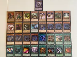 YUGIOH Shaddoll Dino Deck Complete 41 - Cards w/ Sleeves - Image 1