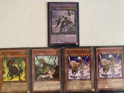 YUGIOH Shaddoll Dino Deck Complete 41 - Cards w/ Sleeves - Image 14
