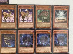YUGIOH Shaddoll Dino Deck Complete 41 - Cards w/ Sleeves - Image 17