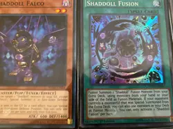 YUGIOH Shaddoll Dino Deck Complete 41 - Cards w/ Sleeves - Image 18