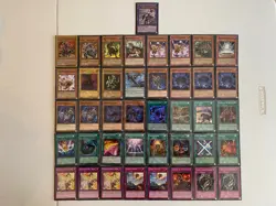 YUGIOH Shaddoll Dino Deck Complete 41 - Cards w/ Sleeves - Image 2