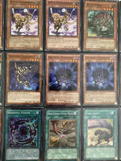 YUGIOH Shaddoll Dino Deck Complete 41 - Cards w/ Sleeves - Image 21