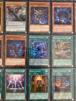 YUGIOH Shaddoll Dino Deck Complete 41 - Cards w/ Sleeves - Image 22