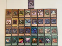 YUGIOH Shaddoll Dino Deck Complete 41 - Cards w/ Sleeves - Image 25