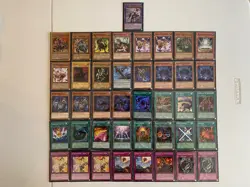 YUGIOH Shaddoll Dino Deck Complete 41 - Cards w/ Sleeves - Image 26