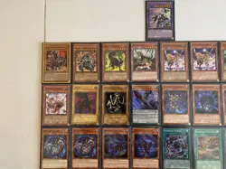 YUGIOH Shaddoll Dino Deck Complete 41 - Cards w/ Sleeves - Image 29