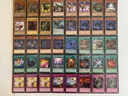 YUGIOH Shaddoll Dino Deck Complete 41 - Cards w/ Sleeves - Image 4