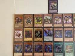 YUGIOH Shaddoll Dino Deck Complete 41 - Cards w/ Sleeves - Image 5