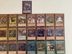 YUGIOH Shaddoll Dino Deck Complete 41 - Cards w/ Sleeves - Image 6