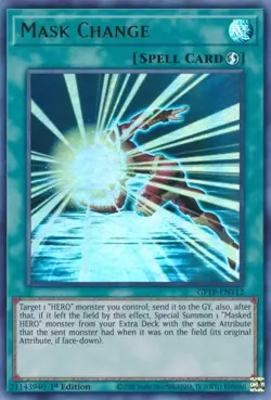 Yugioh! LP Mask Change - GFTP-EN112 - Ultra Rare - 1st Edition Lightly Played, E - Image 2