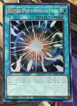 YuGiOh! Super Polymerization - RA03-EN053 - Rarity Collection - Secret Rare - LP - Image 1