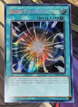 YuGiOh! Super Polymerization - RA03-EN053 - Rarity Collection - Secret Rare - LP - Image 2