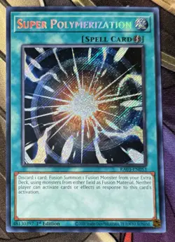 YuGiOh! Super Polymerization - RA03-EN053 - Rarity Collection - Secret Rare - LP - Image 5
