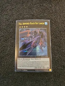 Yugioh Full Armored Black Ray Lancer DUSA-EN008 Ultra Rare 1st Ed - Image 3