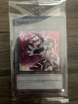Yugioh! Token: Akiza & Black Rose Dragon (TKN5-EN008) Sealed - Mint - Image 1